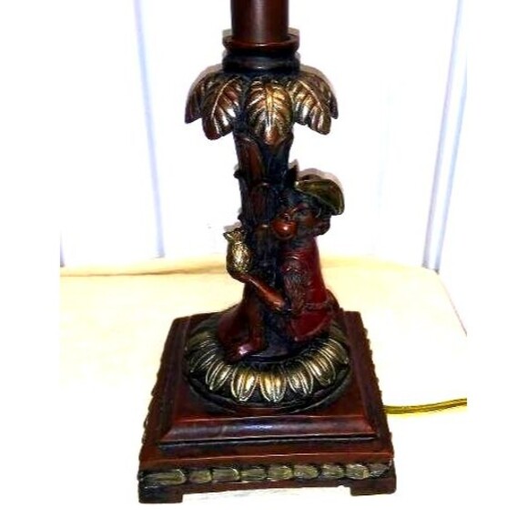 Monkey Pirates Lamps Figurine Statue Sculptures Chimps Buffet Table Lamps - Picture 2 of 7